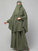 2 Piece Jilbab Abaya