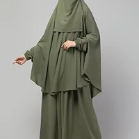 2 Piece Jilbab Abaya