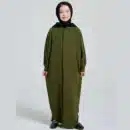 Areesha front-open kids abaya for little girls