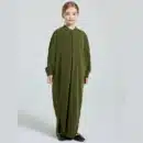Areesha front-open kids abaya for little girls