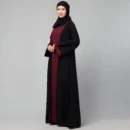 Black shrug abaya for women with long shrug design