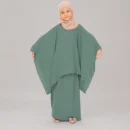 Kids Kaftan Abaya - finished stitching and hem detail
