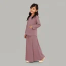 Kids Abaya with Pockets - finished stitching and hem detail