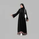 Frill Abaya - full length front view