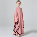 Kids Cape Abaya - Nida Matte fabric close up