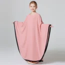 Kids Cape Abaya - finished stitching and hem detail