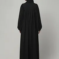Balloon Sleeve Maxi Abaya in Black color, photo 2