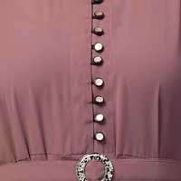 Plain Umbrella Abaya - back view