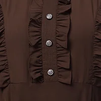 Frill Abaya - back view