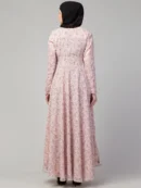 Printed Long Maxi Abaya Dress