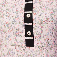 Printed Long Maxi Abaya - back view