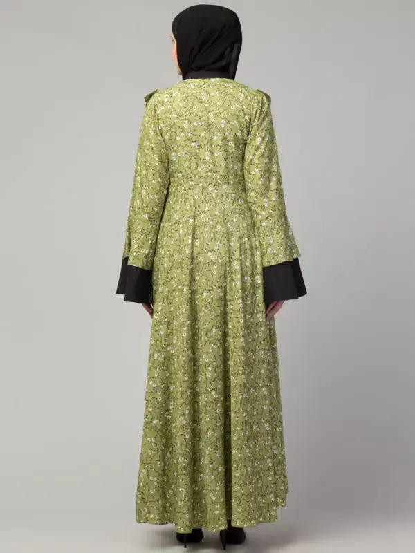 Maxi Abaya Dress with Pearl handwork