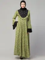 Maxi Abaya Dress with Pearl handwork