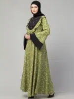 Maxi Abaya Dress with Pearl handwork