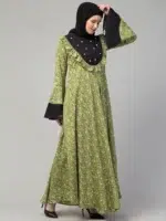 Maxi Abaya Dress with Pearl handwork