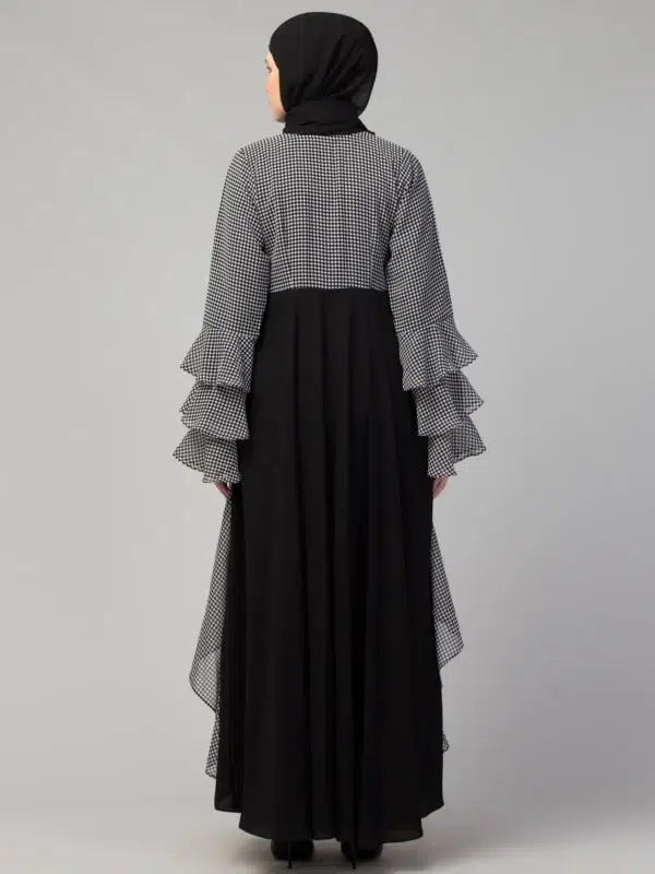 Asymmetrical Long Maxi Abaya Dress Made