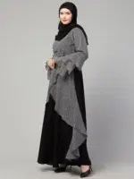 Asymmetrical Long Maxi Abaya Dress Made