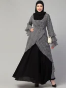 Asymmetrical Long Maxi Abaya Dress Made