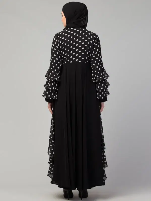 Asymmetrical Long Maxi Abaya Dress