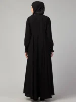 Umbrella Abaya with Elasticated Cuffs