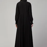 Umbrella Abaya - Nida Matte fabric close up