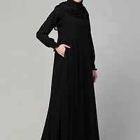 Umbrella Abaya - styling and drape detail