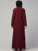 Maxi Dress Abaya maroon