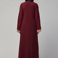 Maxi Abaya Dress - Nida Matte fabric close up