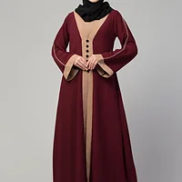 Maxi Abaya Dress - full length front view