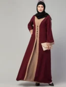 Maxi Dress Abaya maroon