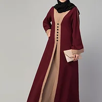 Maxi Abaya Dress - sleeve and cuff detail