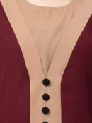 Maxi Dress Abaya maroon