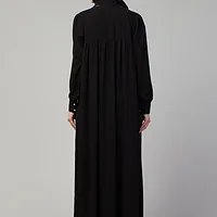 Umbrella Burqa - Nida Matte fabric close up
