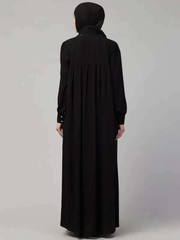 Umbrella Abaya Burqa Dress with Lace Work