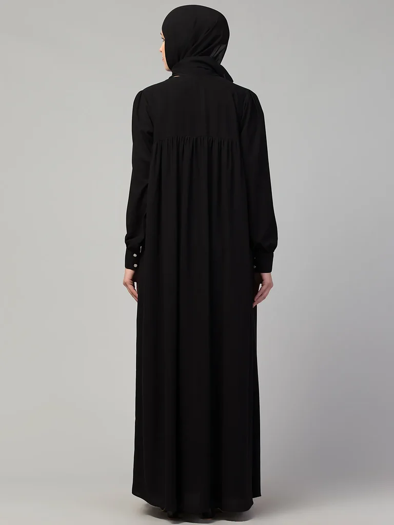umbrella burqa dress Nida Matte fabric close up umbrella burqa dress Nida Matte fabric close up