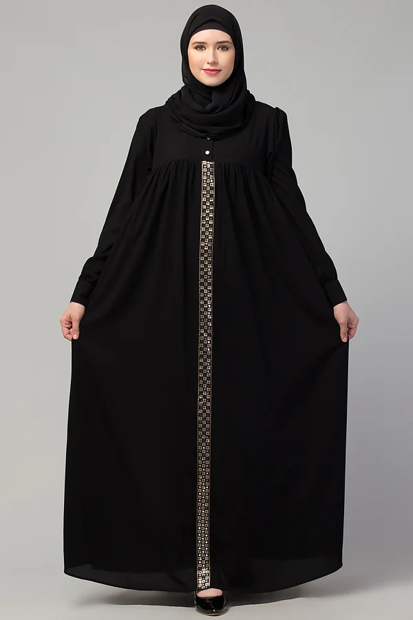 Umbrella Burqa - full length front view