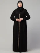 Umbrella Abaya Burqa Dress with Lace Work