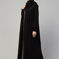 Umbrella Burqa - finished stitching and hem detail