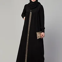 Umbrella Burqa - sleeve and cuff detail