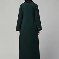 Embroidery Abaya - Nida Matte fabric close up