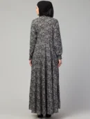 Printed Long Maxi Abaya