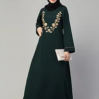 Embroidery Abaya - sleeve and cuff detail