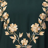 Embroidery Abaya - back view