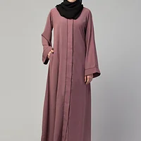 Front Open Abaya - sleeve and cuff detail