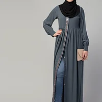 Lace Abaya Dress - sleeve and cuff detail