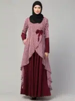 Asymmetrical Long Maxi Dress Abaya