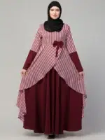 Asymmetrical Long Maxi Dress Abaya