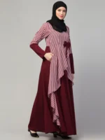 Asymmetrical Long Maxi Dress Abaya