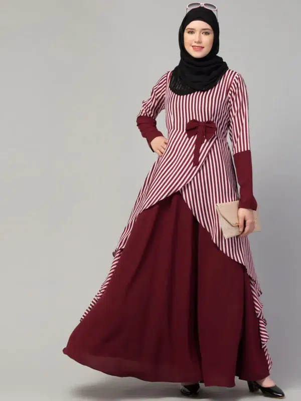 Asymmetrical Long Maxi Dress Abaya