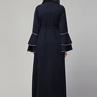 Shrug Abaya - Nida Matte fabric close up
